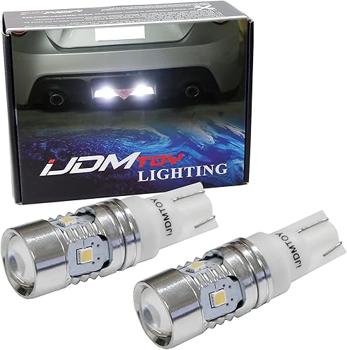 iJDMTOY - Focos LED con chipset y superbrillantes 2835-168 2825 912 920 921 para luces de reversa, estacionamiento, posición. De color xenón blanco