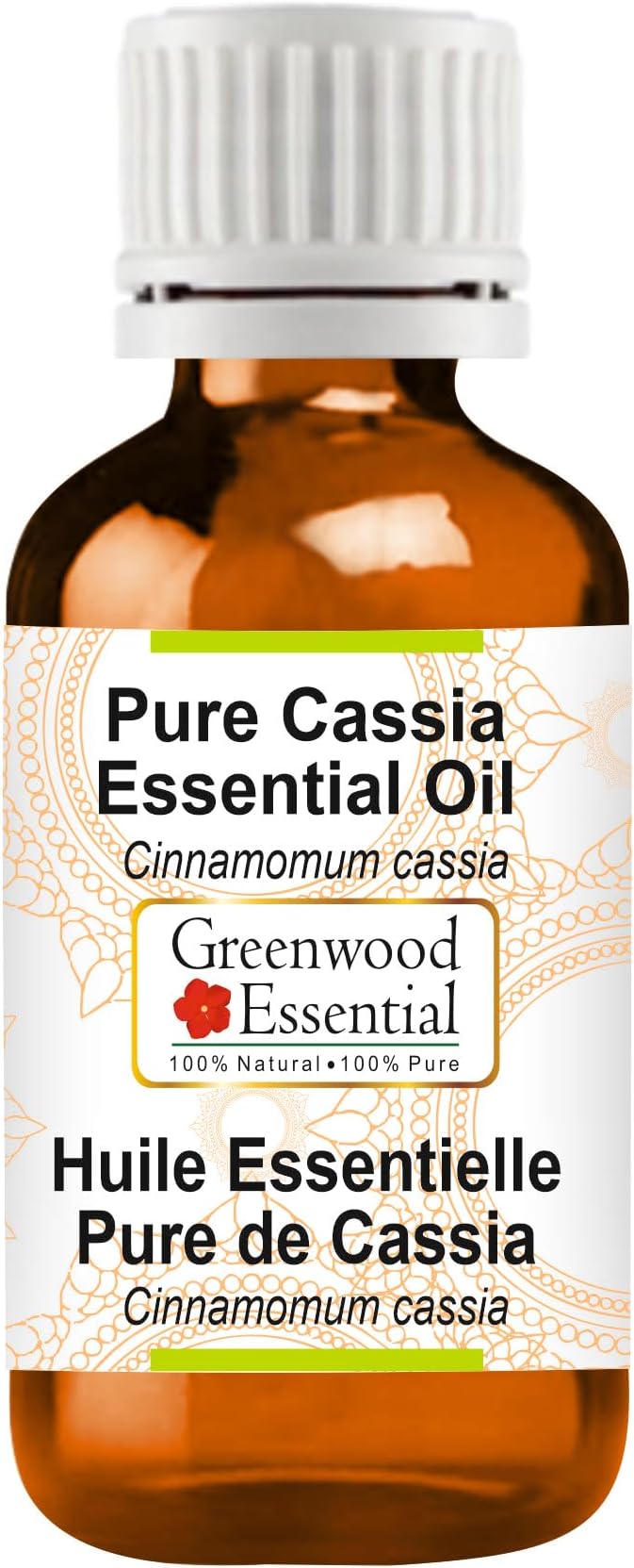 Greenwood Essential Pure Cassia Essential Oil (Cinnamomum cassia) Steam Distilled 30ml (1 oz)
