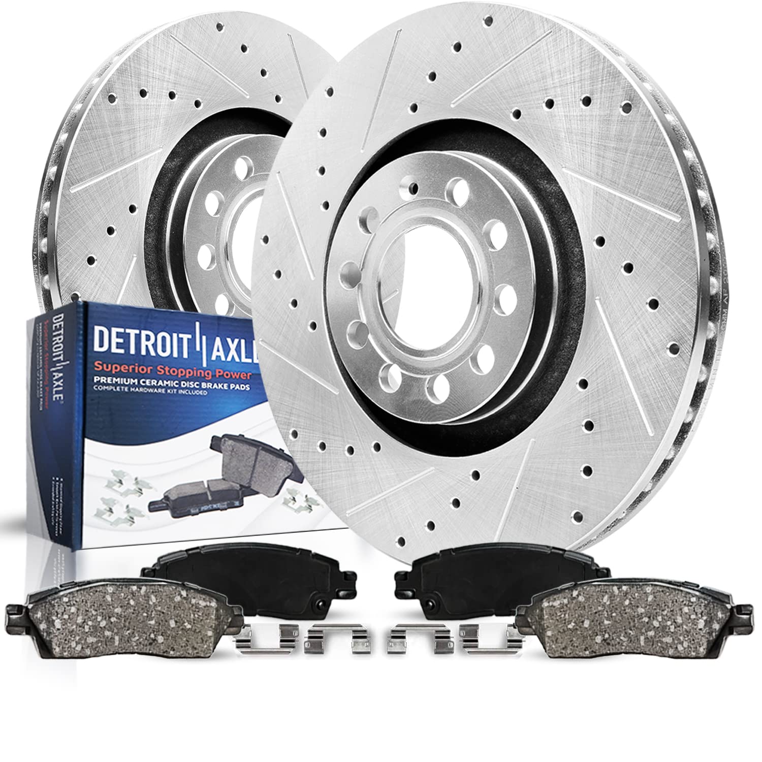 Amazon.com: Detroit Axle - Front Brake Kit for Volkswagen Passat