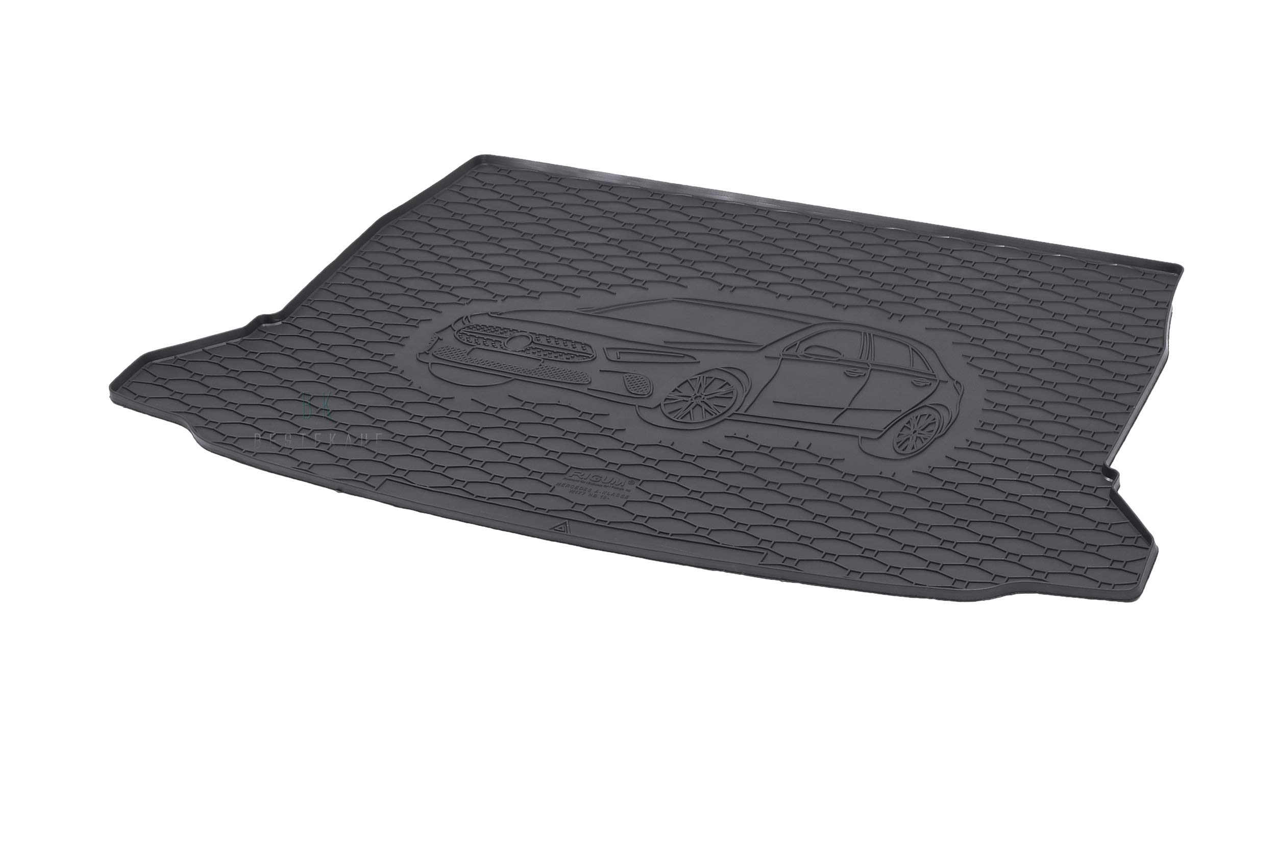 Kofferraumwanne Kofferraummatte Antirutsch RIGUM geeignet für Mercedes A-Klasse W177 Schrägheck ab 2018 Perfekt angepasst + Magic Eraser