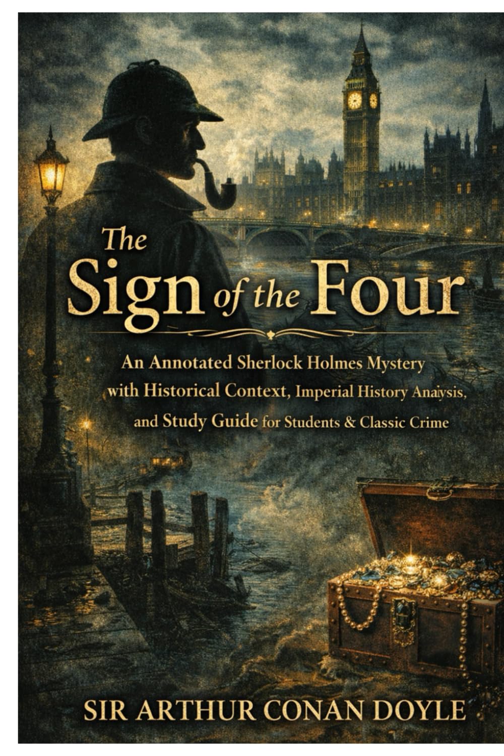 The Sign of the Four: An Annotated Sherlock Holmes Mystery with Historical Context, Imperial History Analysis, and Study Guide for Students & Classic Crime Readers