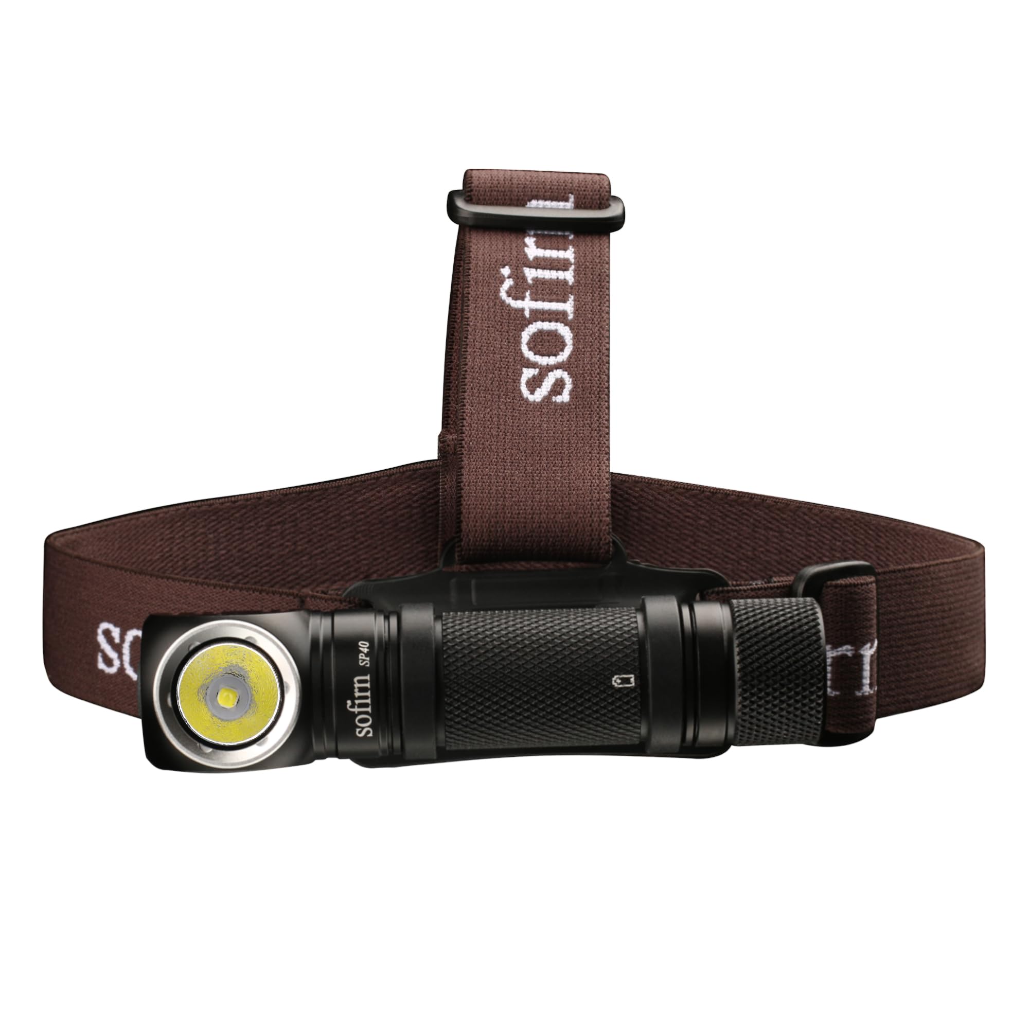 Sofirn SP40 Lampe frontale LED rechargeable, 1200 lumens et 136 m, lampe frontale rechargeable, facile à utiliser, IPX7 résistante à l'eau, pour l'extérieur, le camping et la randonnée
