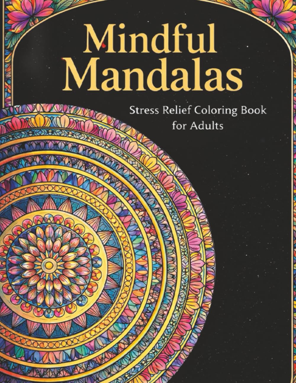 Mindful Mandalas: Relaxing Mandala Coloring Book for Stress Relief and Mindfulness