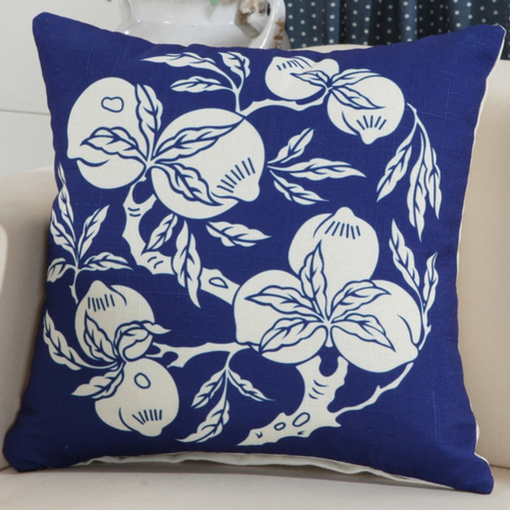 Oreiller avec coussin de noyau grand format 55x55cm classique