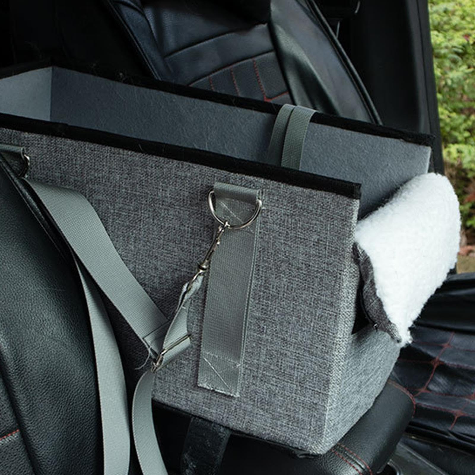 Folding Cat Dog Seat, Car Center Console Pet Seat, Travel Bags For Pets, Road-Trip Pet Accessories, Lightweight Pet Carrier, Pet Seat For Cars, Comfortable Pet Travel Seat, Cozy Cat Dog Car Seat