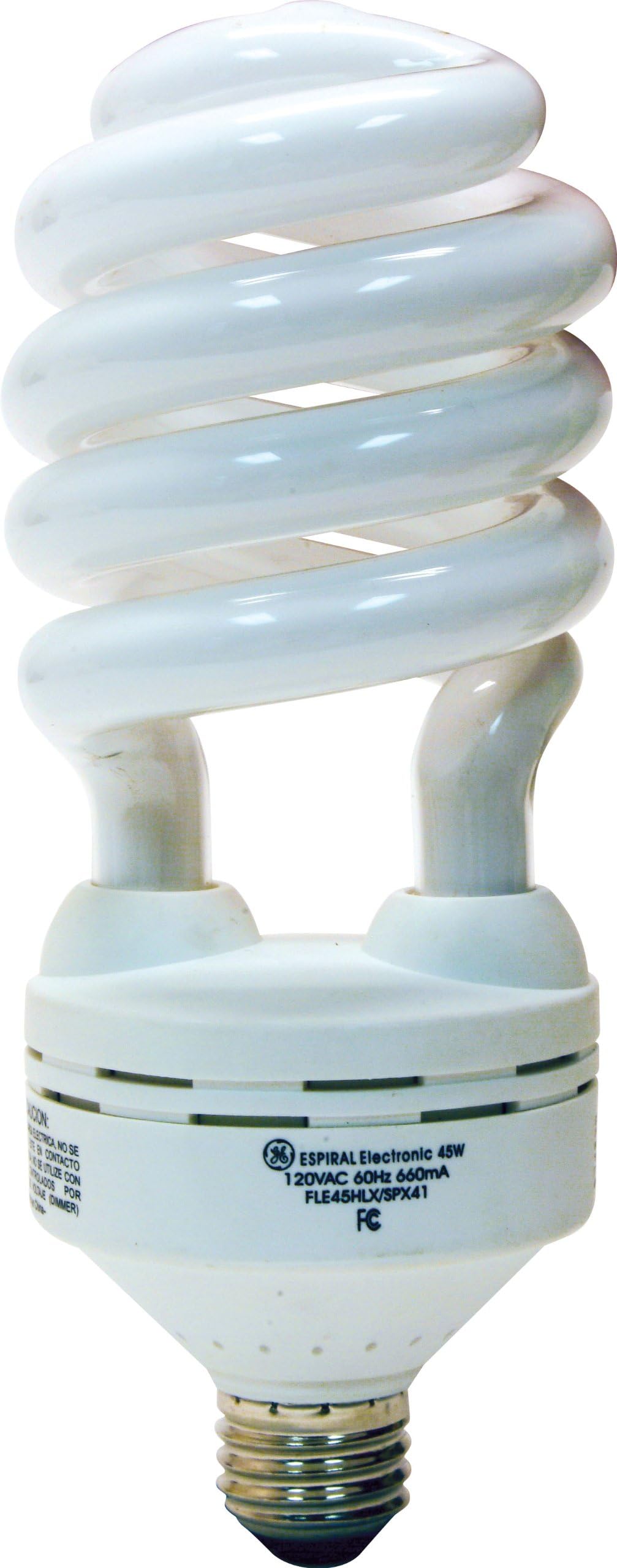 GE 78965 55-Watt 3860-Lumen General Purpose T5 Spiral CFL Bulb, Soft White