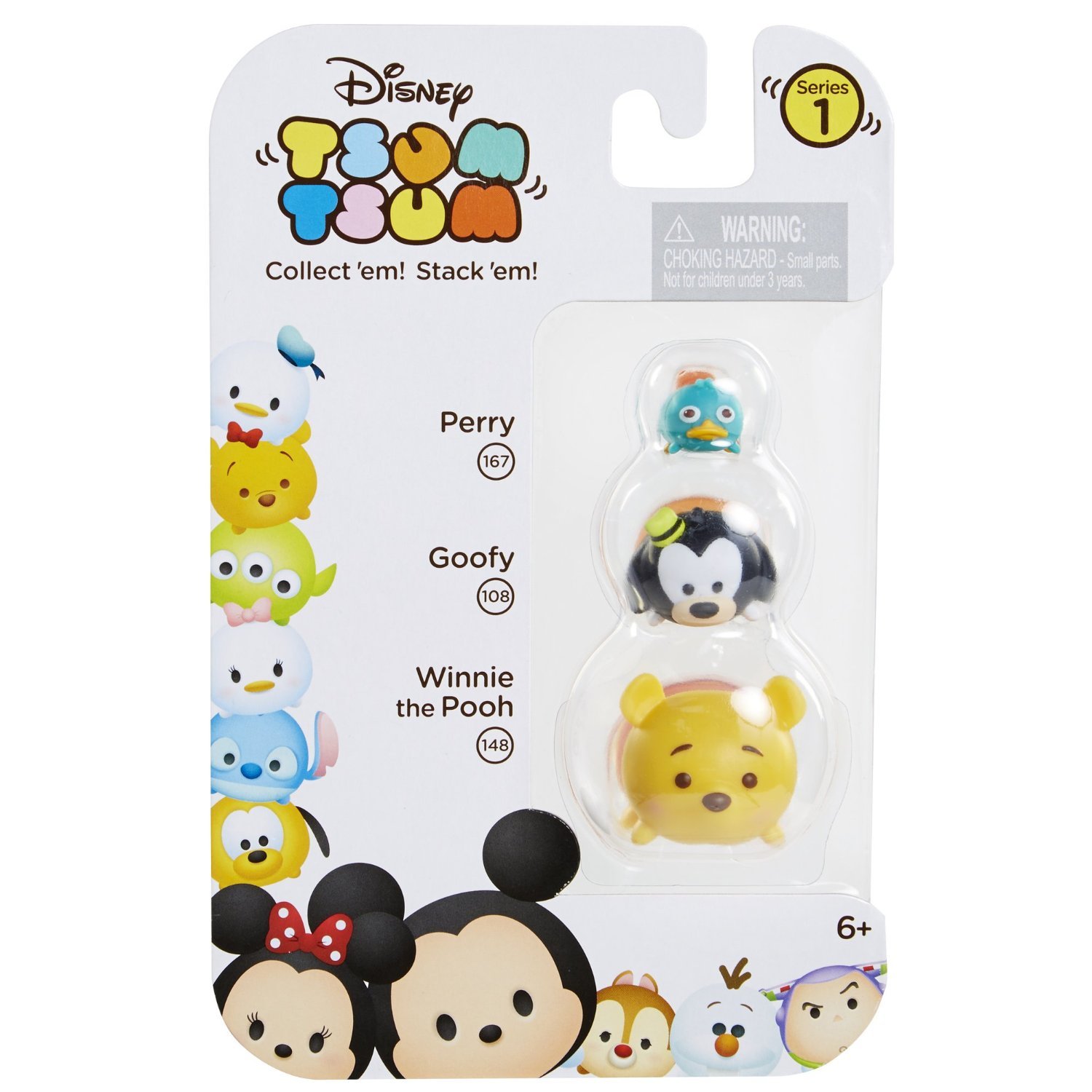 Tsumu様SET Amazon.com: TSUM TSUM Style #11 Figure (3 Pack), Pooh/Goofy/Perry