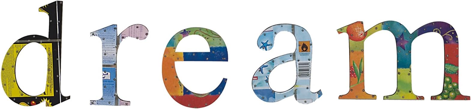 Recycled Tin Words- (dream)