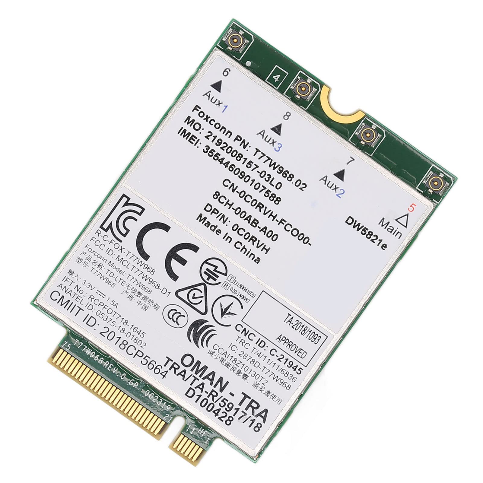 Alomejor Scheda di Rete Wireless, connettività Ad Alta velocità, Supporto 3G 4G 5G per Laptop, Materiale PCB Durevole, Plug and Play