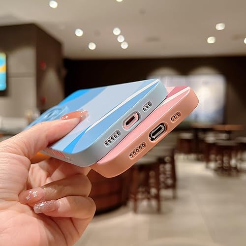 Miniatura 7 de YKCZL Funda compatible con iPhone 12 Pro Max de 6.7 pulgadas, bonito patrón de corazón pintado con diseño de corazón, protector completo de lente de