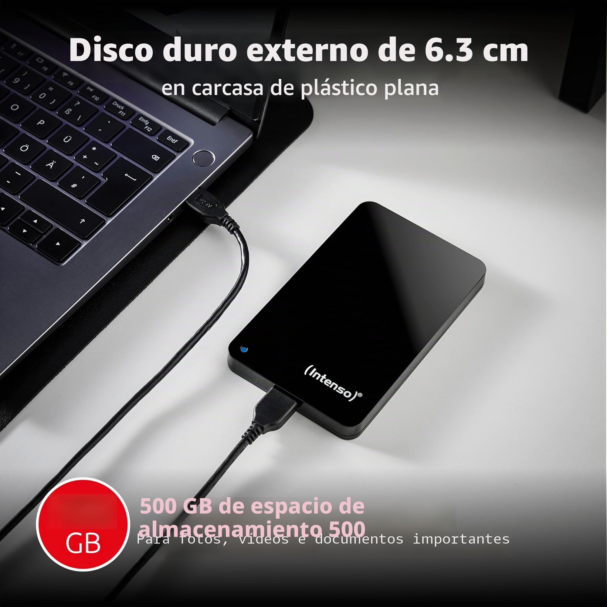 Best Price Square Drive,2.5" Portable 500GB,USB3.0,Intenso 6021530 by Intenso