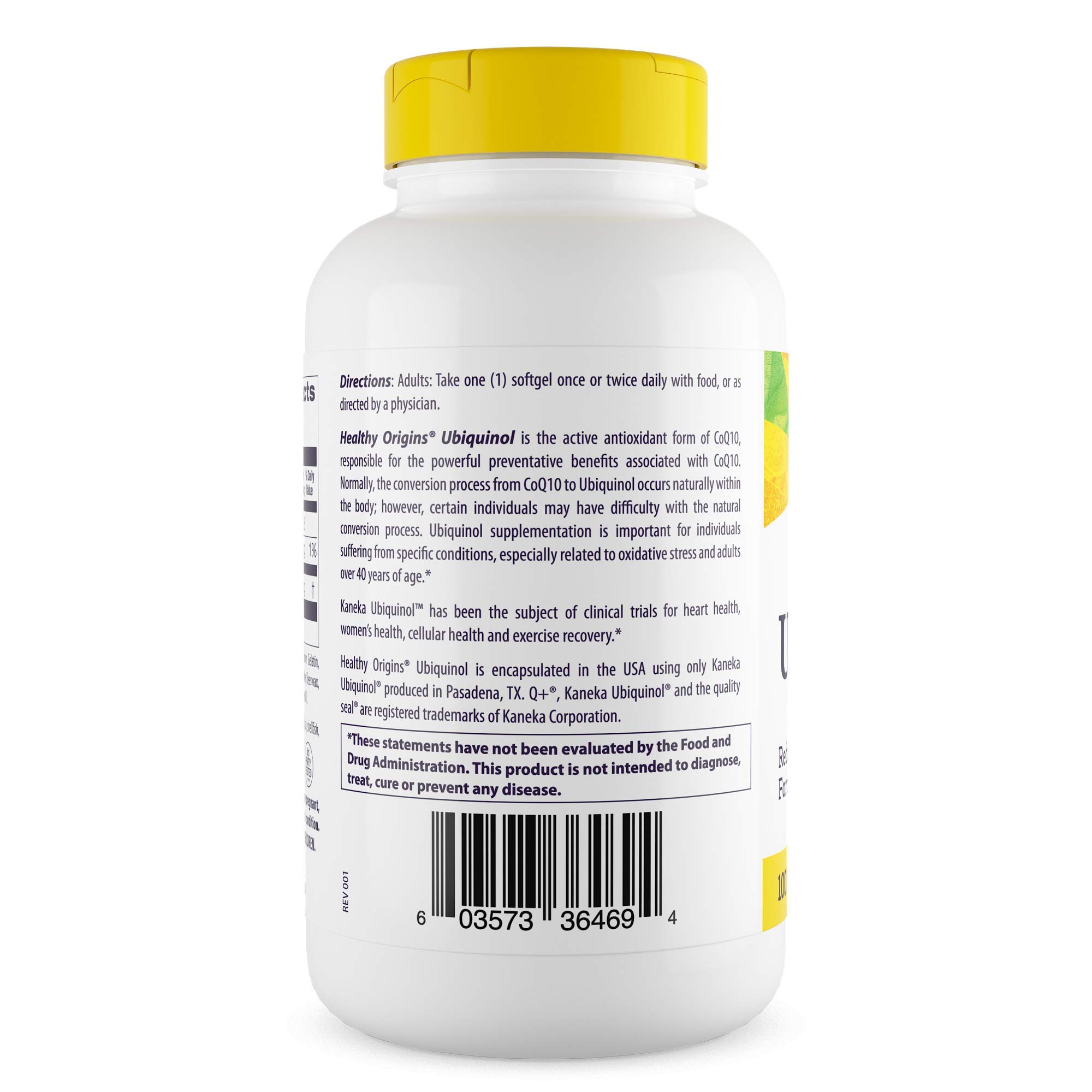 Healthy Origins Ubiquinol CoQ10 100 mg, 150 Softgels — Amazon image 2