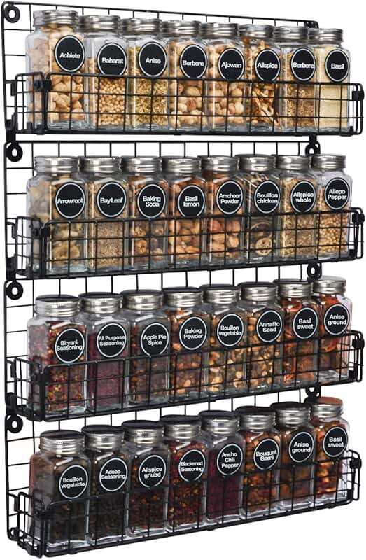 mccormick spice rack with spices