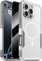 Vista 11 de Diaclara Funda diseñada para iPhone 13 Pro Max, [con protector de pantalla de privacidad] [antiespía] [protección contra caídas de grado militar]