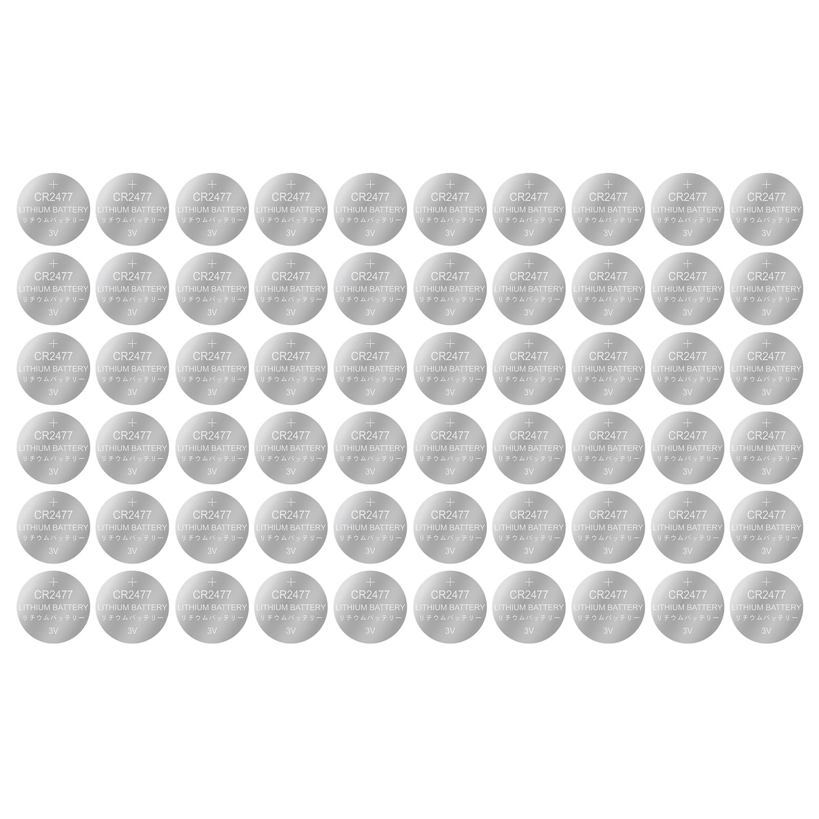 20 40 60 piles bouton CR2477 3 V 950 mAh capacité pièce au lithium pour cartes personnelles horloge électronique