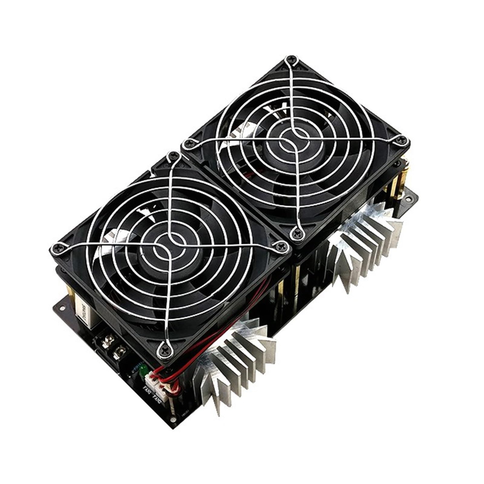 Nagrzewnica indukcyjna DC 12 V-48 V 2000 W ZVS moduł płyty nagrzewania indukcyjnego Flyback nagrzewnica z cewką podwójny wentylator zestaw zasilający