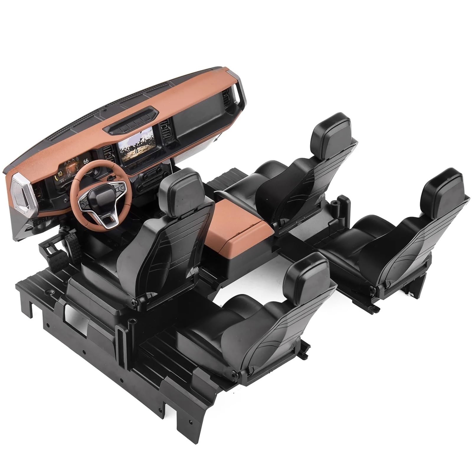 Für Traxxas Für Trx4 Für Bronco G175g 1/10 Rc Crawler Auto 2021 Innen Dashboard Zentrale Steuerung Für Sitz Änderung Teil Komponente