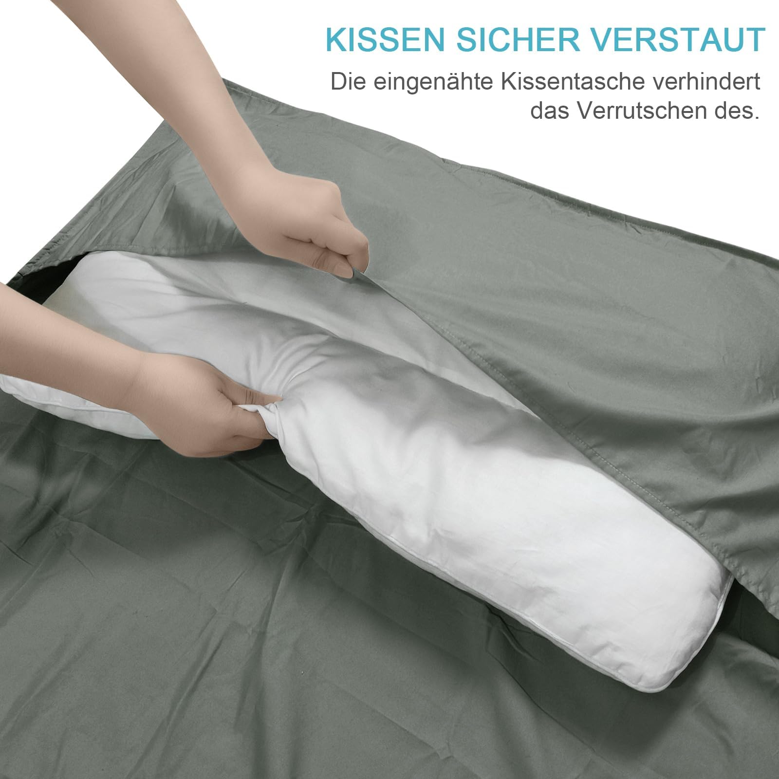 Sacco A Letto 2-in-1 In Microfibra | 95x220 Cm, Con Cerniera Integrale