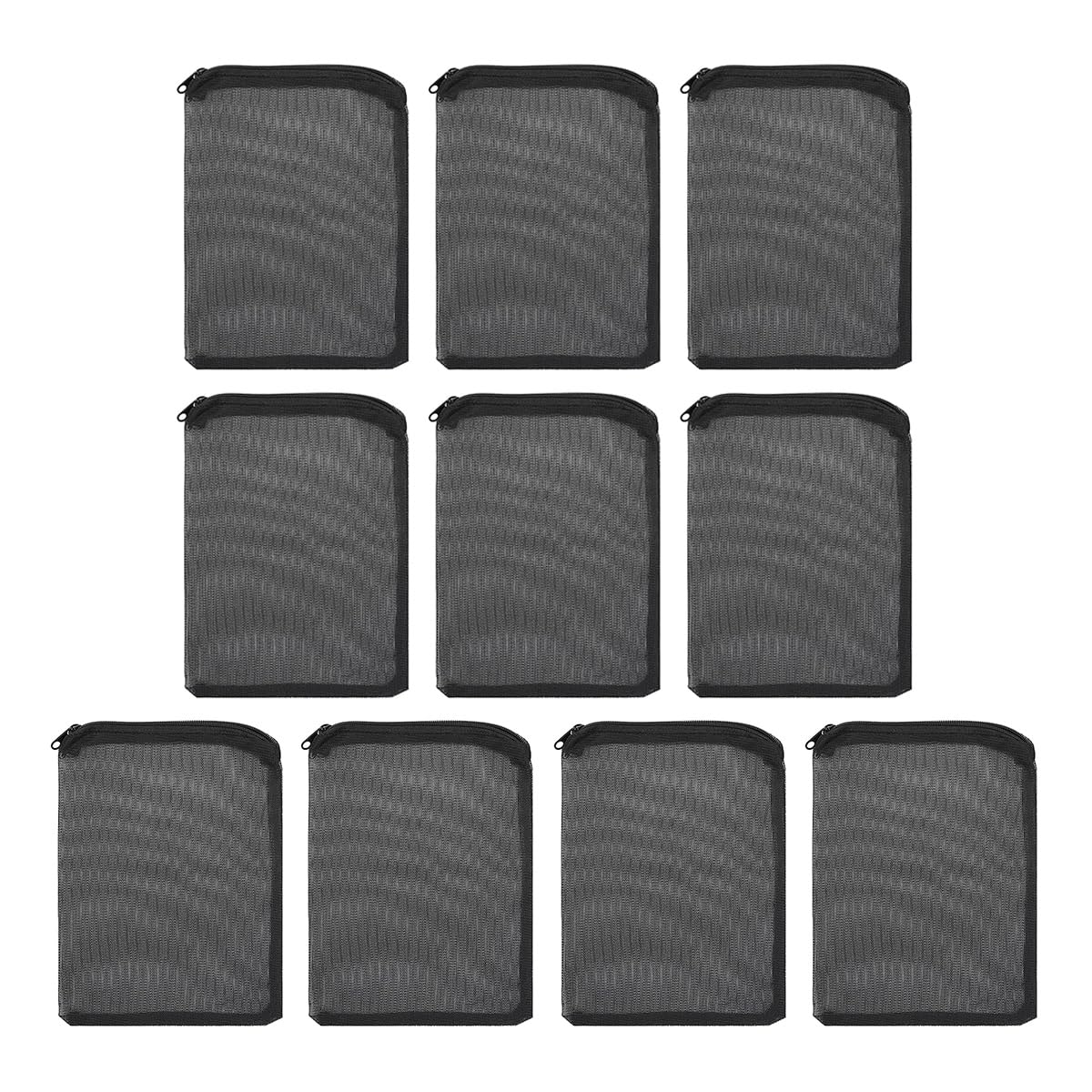 Laroal Aquarium Filter Bags 10Pcs Fish Tank Media Mesh Filter Bags with Plastic Zipper High Flow Media Mesh Filter Bags for Fish Tank Bio Balls