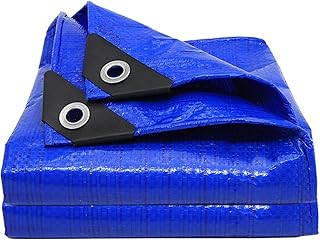 ININOSNP Lonas de Camping Lona Azul Resistente (para embarcaciones, Coches y Camping), Lona de plástico Impermeable y Duradera, Cubierta Protectora Multiusos.(3mx3m)