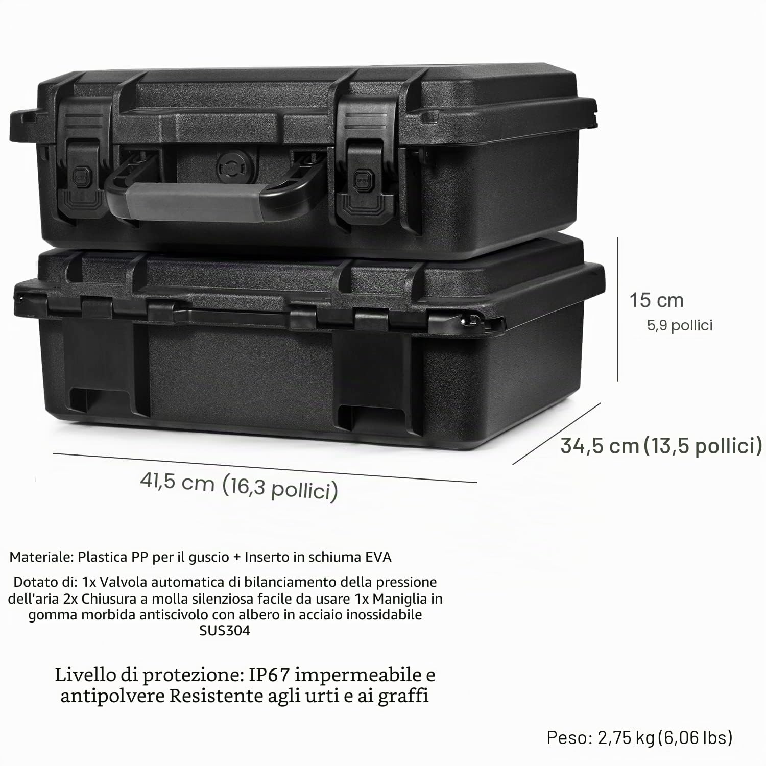 LEKUFEE Valigetta per DJI Avata 1 Explorer,Pro Combo,Fly Smart Combo,DJI Goggles 2/Goggles Integra/FPV Goggles V2 e Accessori (Solo Custodia)