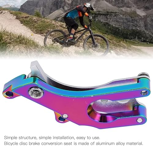 Miniatura 3 de Adaptador de asiento fijo de freno, freno de disco de carretera, conversión de freno de asiento, adaptador de asiento fijo para ciclismo (siete