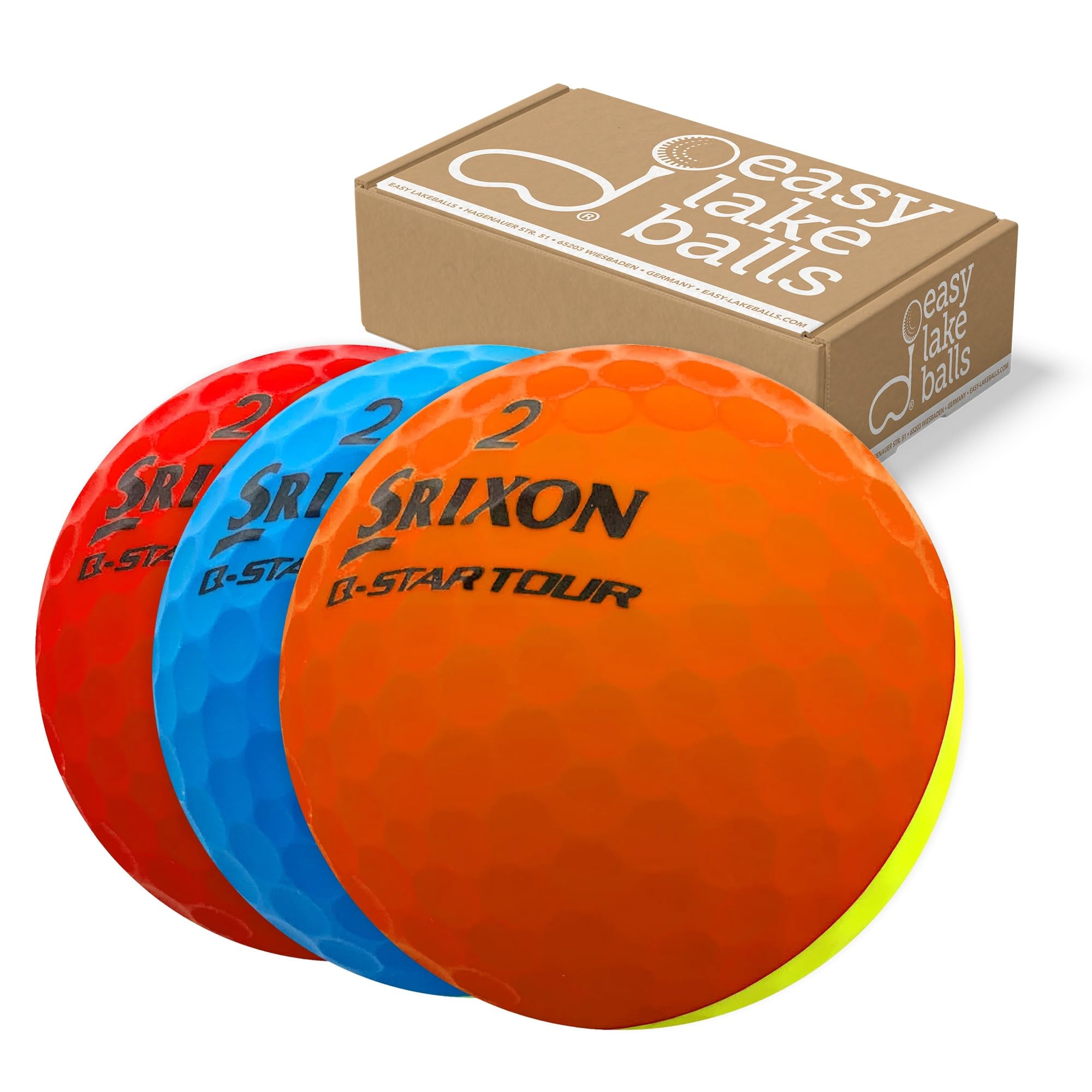 50 Q-Star Tour Divide LAKEBALLS QUALITÄT AAA/AA – FARB Mix