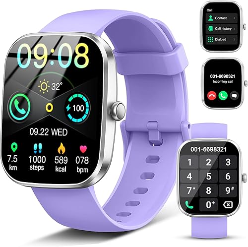Smart Watch(AnswerMake Call), 1.91" Smartwatch for Men Women, New Fitness Watch with 110+ Sport Modes, Fitness Activity Tracke with PedometerSleep