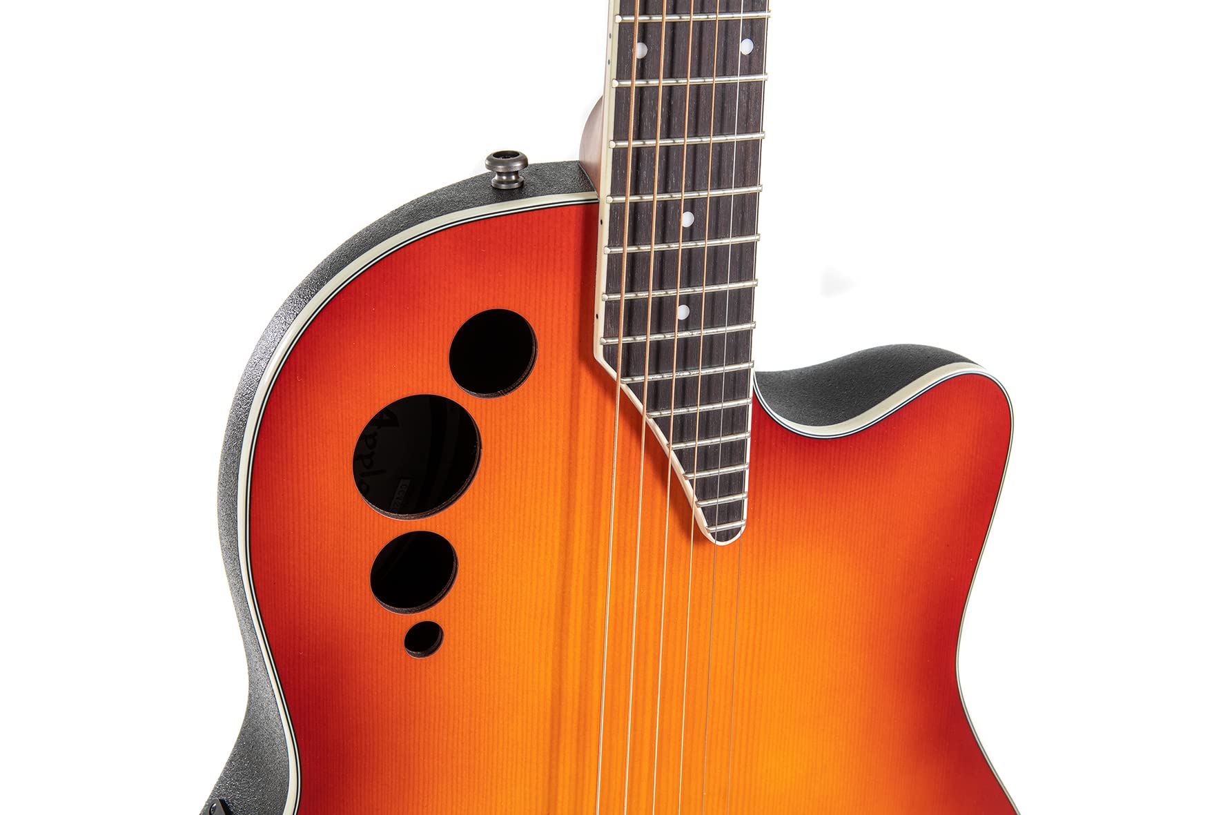 Applause E-gitara akustyczna Elite AE48 Super Shallow Cutaway - Roundback Lyrachord Korpus Super Shallow - AP3TP Preamp- Top Świerk - Honeyburst Satin - AE48-1I