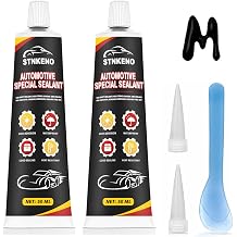 Automotive Body Sealant, 3.53 Oz Car Body Adhesive | Heat Resistant & Strong Seal - Black Car Trim Glue for Exterior & Interior, Ideal for Weatherstrip, Door Rubber, Plastic Trim