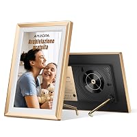 ARZOPA Cornice Digitale 10,1'' con Archiviazione Cloud Gratuita e Illimitata Senza Abbonamento