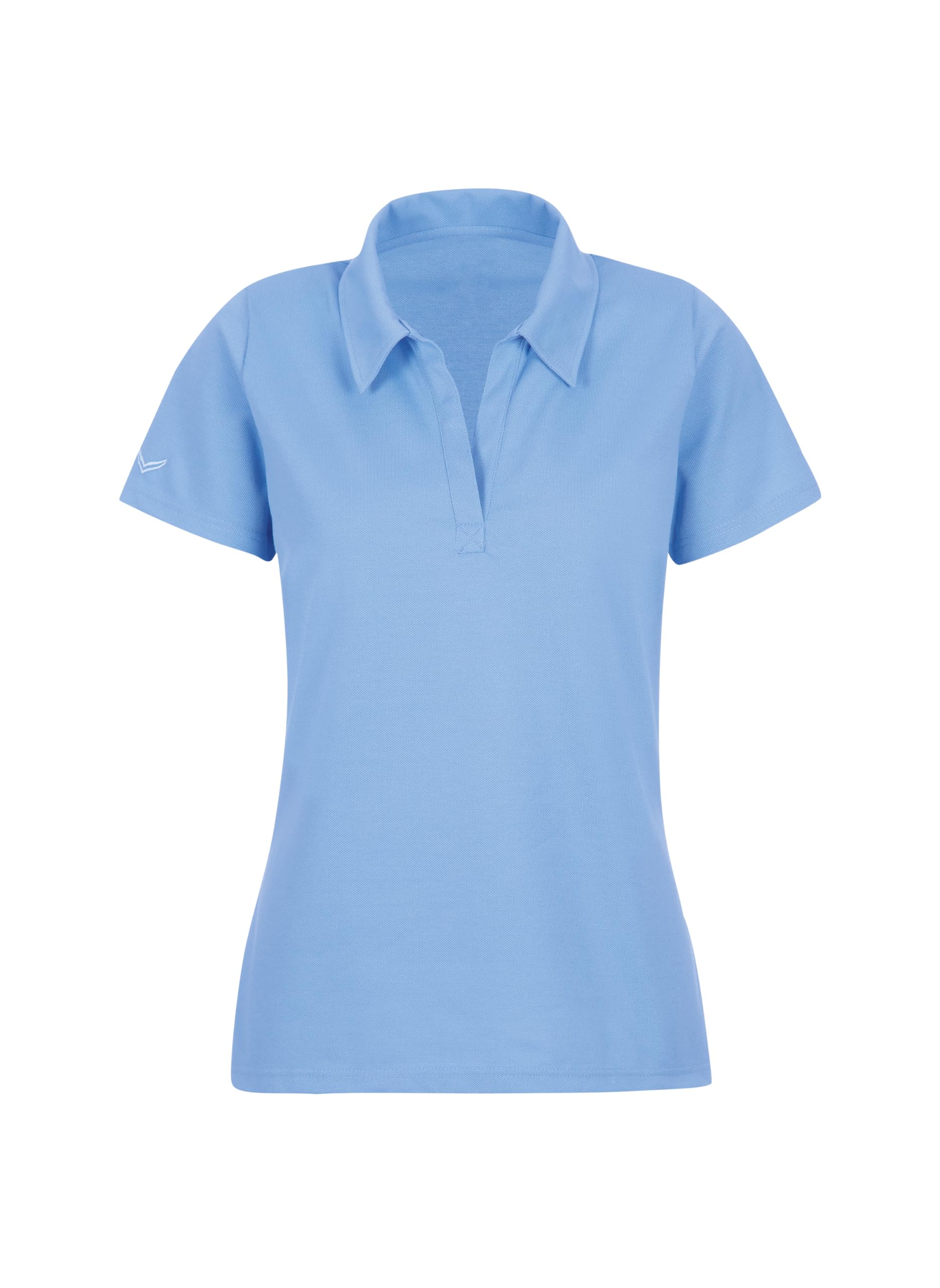 TRIGEMA Poloshirt ohne Knopfleiste