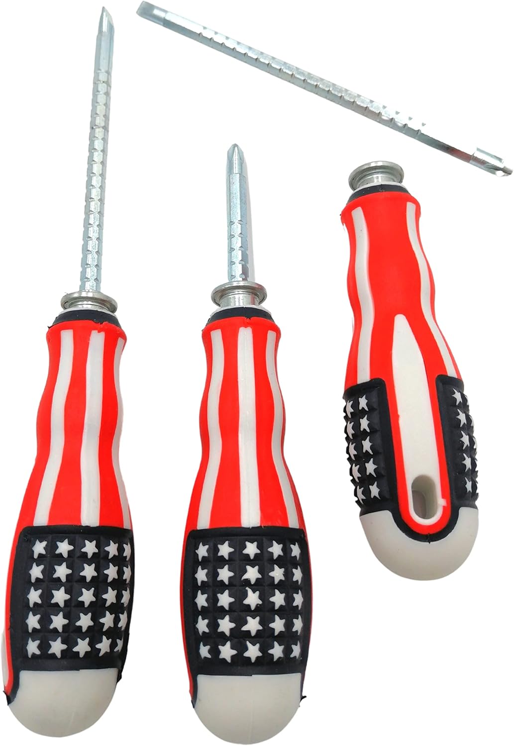 Screwdriver (3 PCS) 2 in 1 Adjustable Length, Reversible Dual End