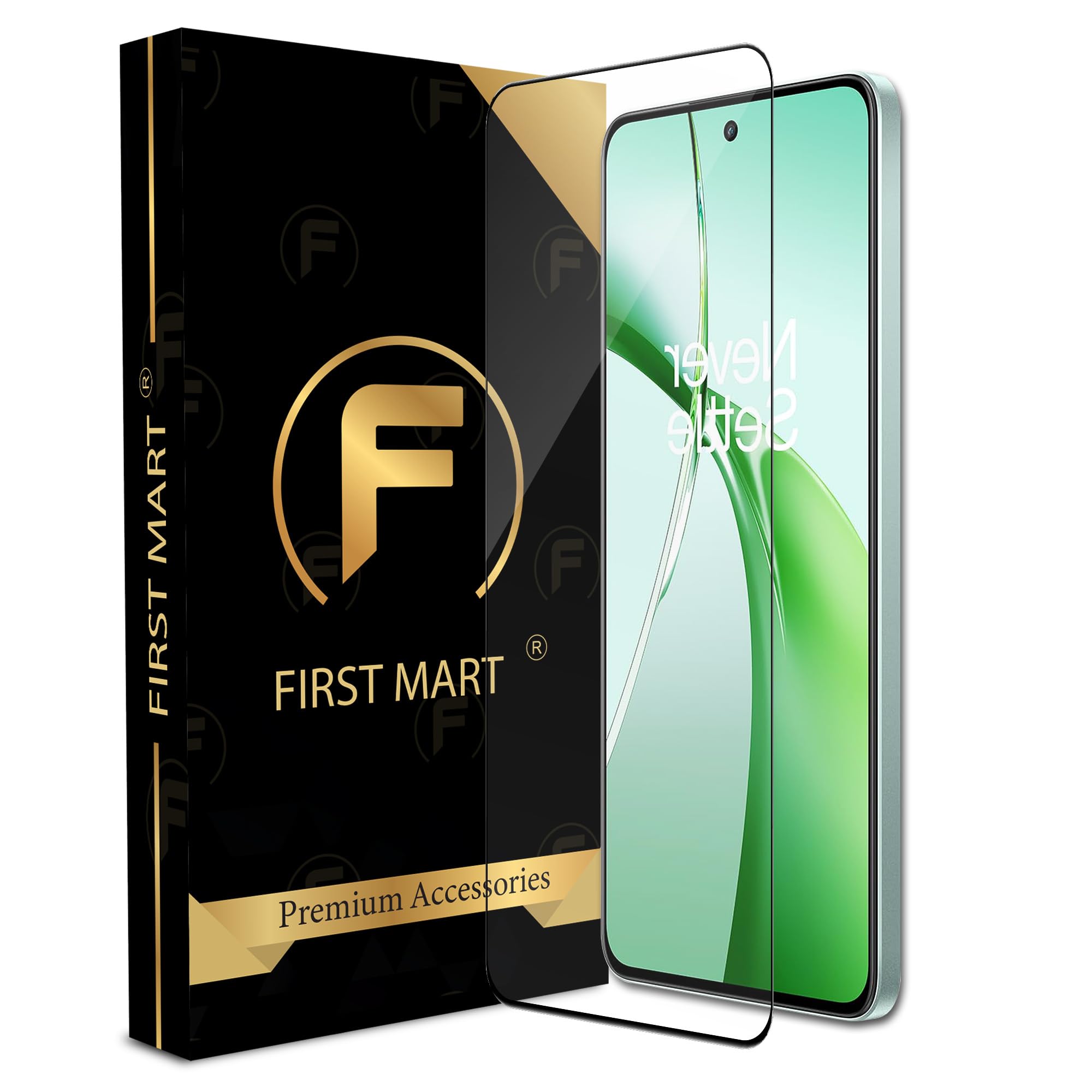 FIRST MART Tempered Glass for OnePlus Nord CE 4 5G / Nord CE 3 with Edge to Edge Full Screen Coverage and Easy Installation Kit, Pack of 1 | Black (B0CZXR5KZ4) Amazon Price History, Amazon Price Tracker