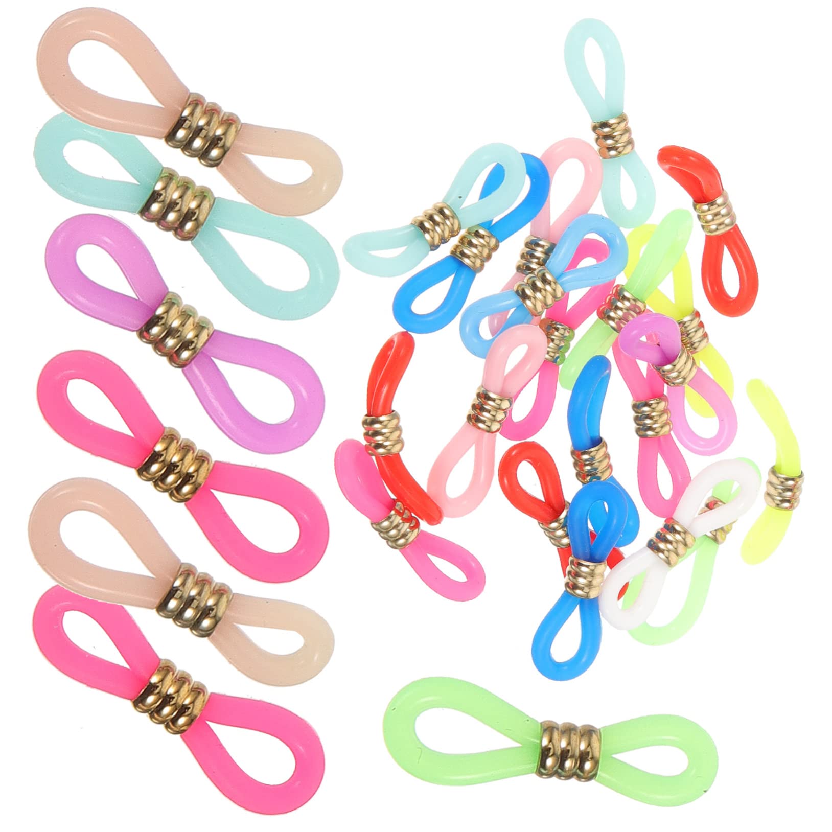 Ipetboom Hebilla Antideslizante Para Cadena De Gafas Retenedores De Gafas Correa Gafas Cadena De Cordón Correas De Anteo Conector De Cadena De Gafas De Silicona Portavasos