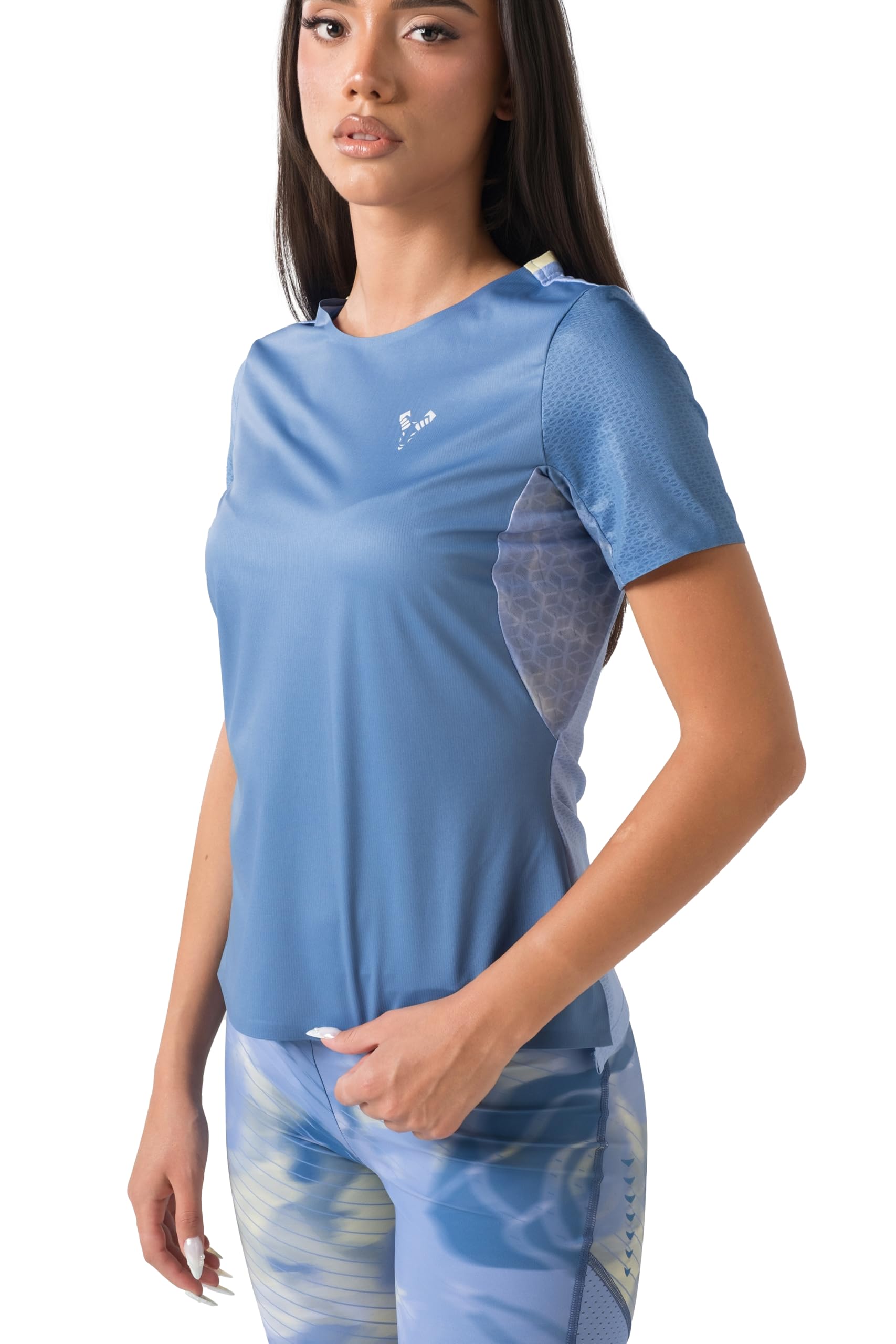 T-Shirt Running Donna Shift – Maglia Tecnica Traspirante con Zone Ventilate per Corsa, Fitness e Sport