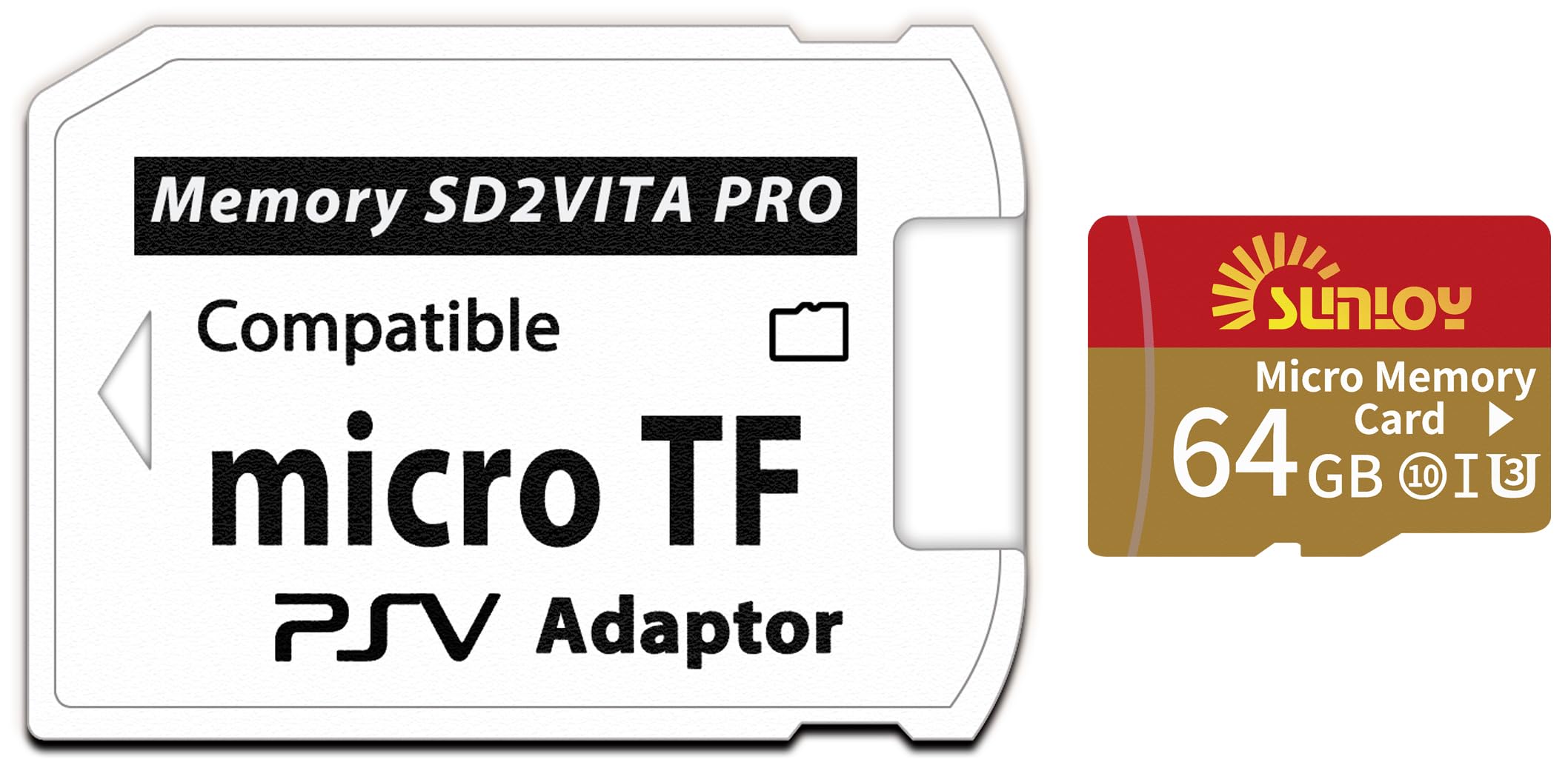 Amazon.com: SD2Vita 6.0 PS Vita Memory Card Adapter with 64GB