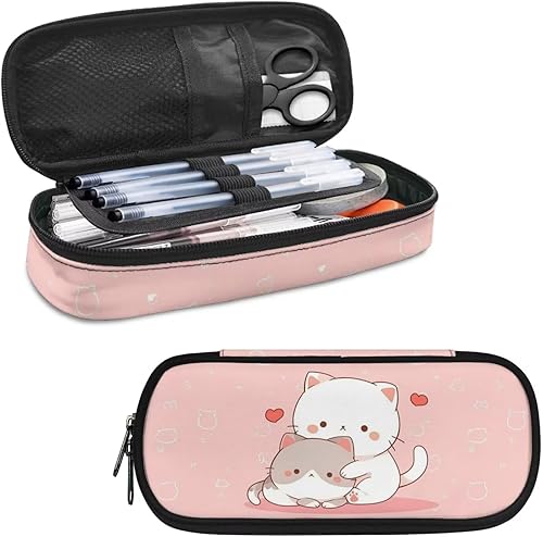 Miniatura 12 de Estuche para lápices con estampado de huellas de perro, bolsa de lápices de gran capacidad, estuche para lápices, estuche de almacenamiento