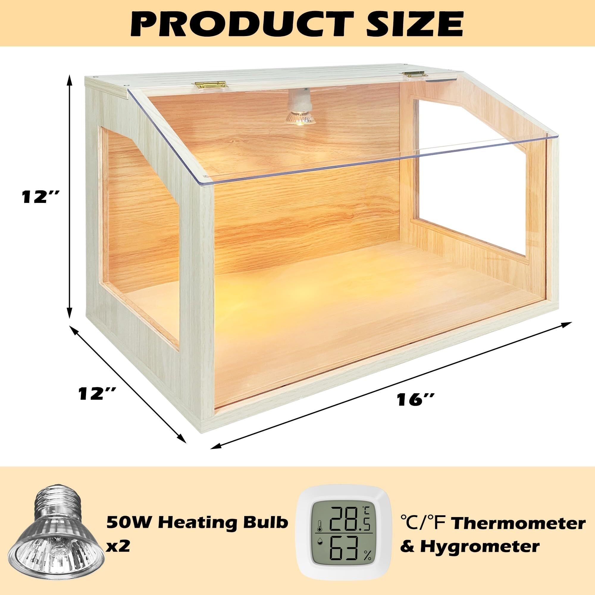 Caja criadora para pollitos, Caja criadora inteligente para 20 pollitos, Caja criadora para pequeños, ideal para animales pequeños como pollos, patos, codornices, hámsteres y lagartos