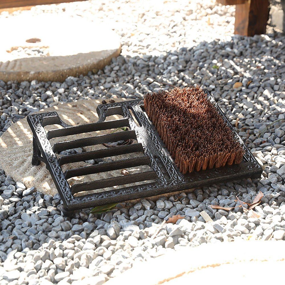 Cepillo Raspador De Botas, Limpiador De Botas De Hierro, Limpiador De Barro para Botas De Agua Resistente Desgaste, Raspadores De Zapatos Resistentes para Jardín Y Granja.