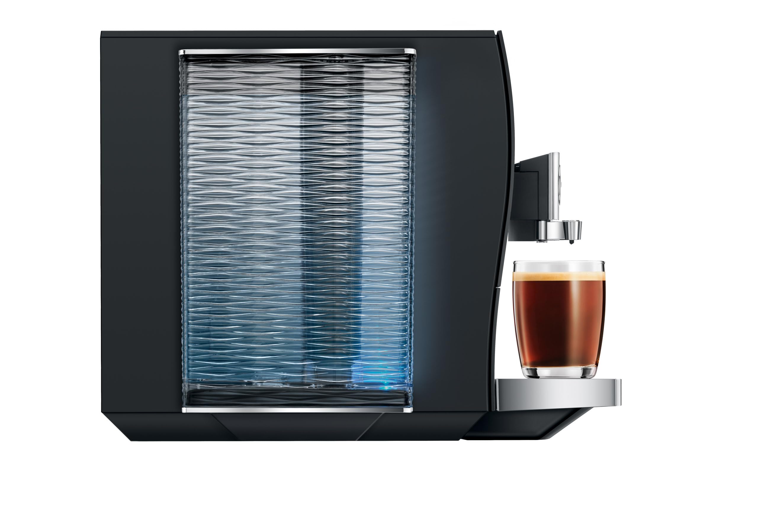 Jura Z10 Macchina da Caffè Automatica, Aluminium Black, Display Touch 4.3", WiFi, 51 Bevande, serbatoio da 2.4L