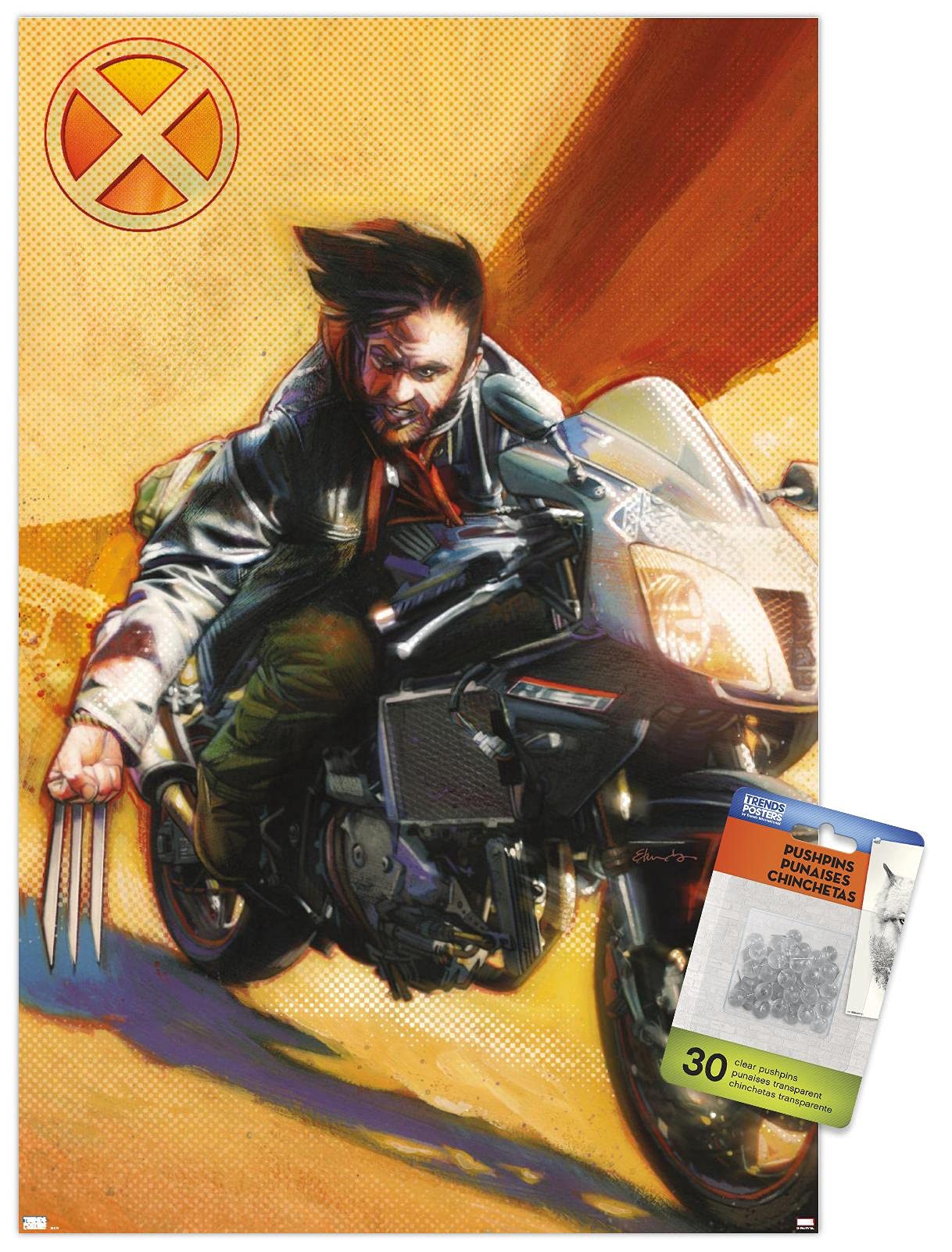 Póster de Wolverine #74 Marvel con chinchetas decora tus paredes sin dañarlas 6