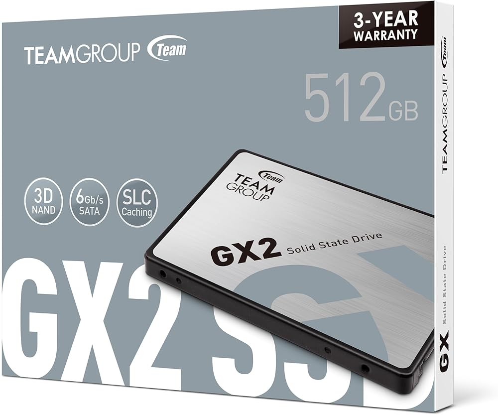 TEAMGROUP GX2 512GB SATA 3 6Gb/s, 2.5" Internal Solid State Drive thumbnail 4