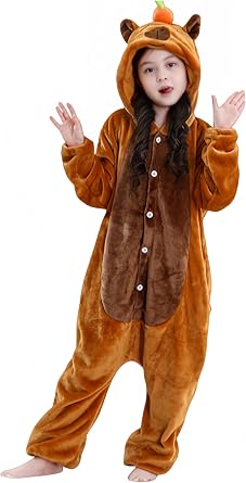 Kids Animal Onesie Halloween Cosplay Costume Pajamas