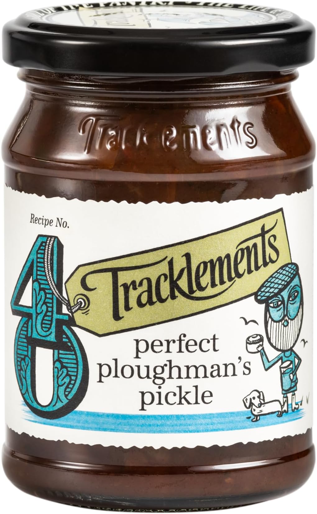 Perfect Ploughman's Pickle, The Ideal Condiment for Cheeses, Smoked Meats and Sandwiches or Partnered with Pork Pie and Chutney, Vegetarian and Vegan Friendly, 245g Jar