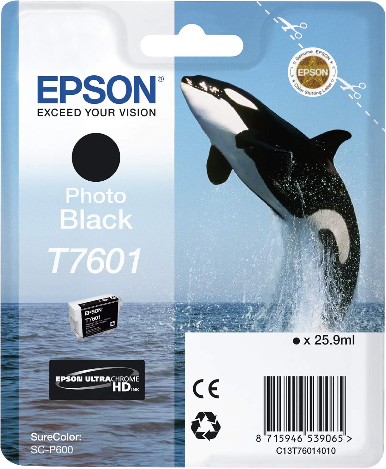 Epson T7601 Ink Cartridge - Photo Black