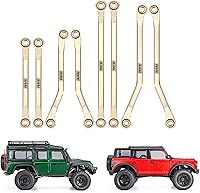 Vista 6 de INJORA 180 PRO cepillado 48T motor y eslabones de latón para TRX4M 1/18 RC Crawler Car Upgrade