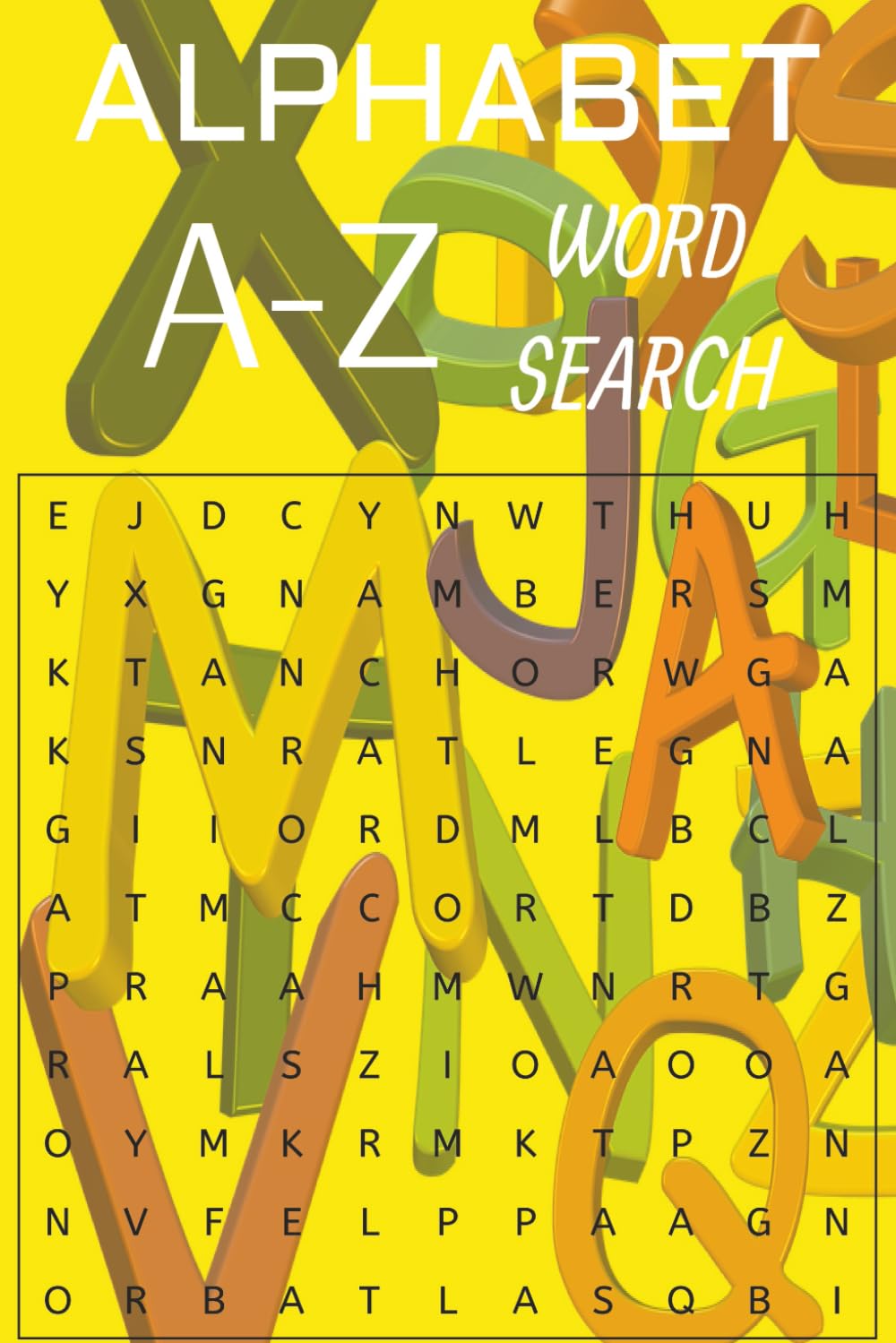 Alphabet A-Z Word Search: Alphabet Word Search | A-Z Wordsearch | ABC Word find | Wordfind Puzzle Crossword
