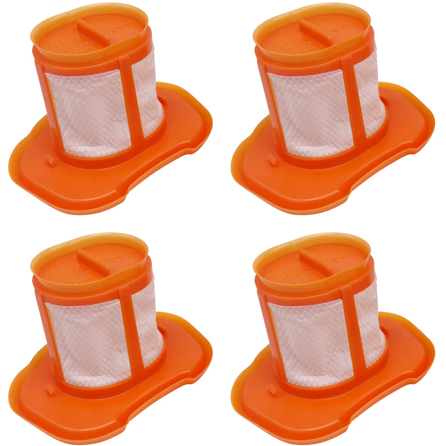 Fette Filter - Vacuum Filters Compatible with Models HHVK* - HHVK320J10, HHVK320J61, HHVK320JZ01, HHVK415B01, HHVK515J00, HHVK515J00FF, HHVK515JP07, HHVK515BPF07. Compare to Part # HHVKF10 - Pack of 4