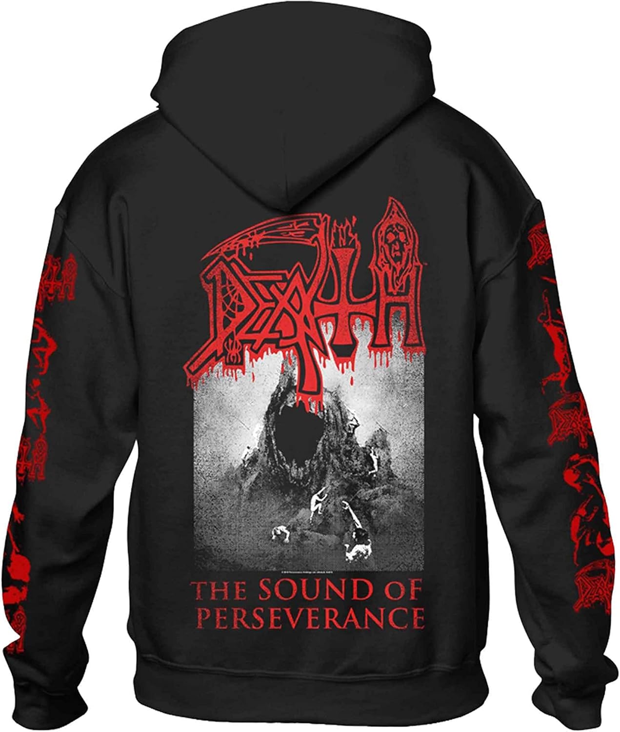 [Death] パーカー The Sound Of Perseverance Band Logo 公式 メンズ ブラック Pullo